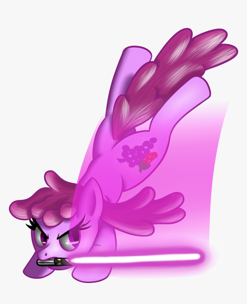 Mace Windu Fluttershy Pink Violet Purple Mammal Flower - Illustration, HD Png Download, Free Download