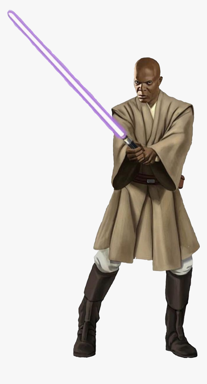 #starwars #jedi #jediknight #lightsaber #macewindu - Luke Skywalker, HD Png Download, Free Download