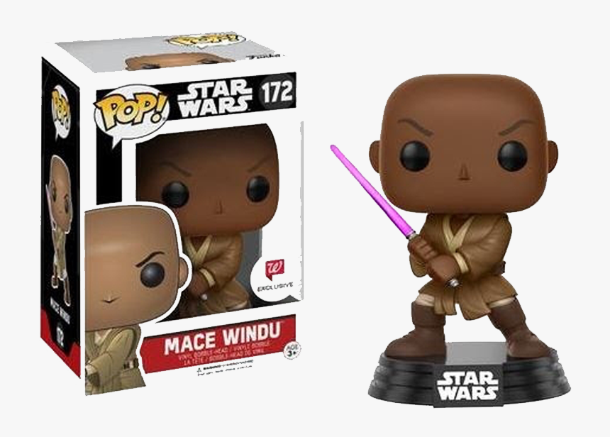 Funko Pop Star Wars Mace Windu, HD Png Download, Free Download