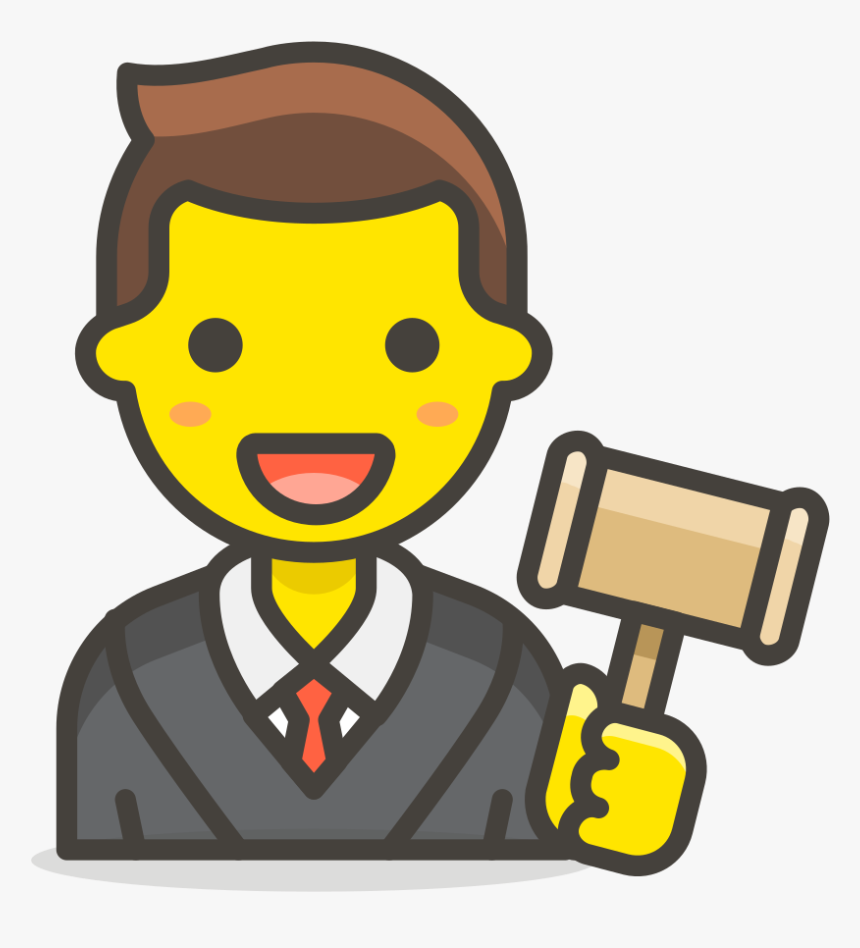 133 Man Judge - Icon Office Man Png, Transparent Png, Free Download