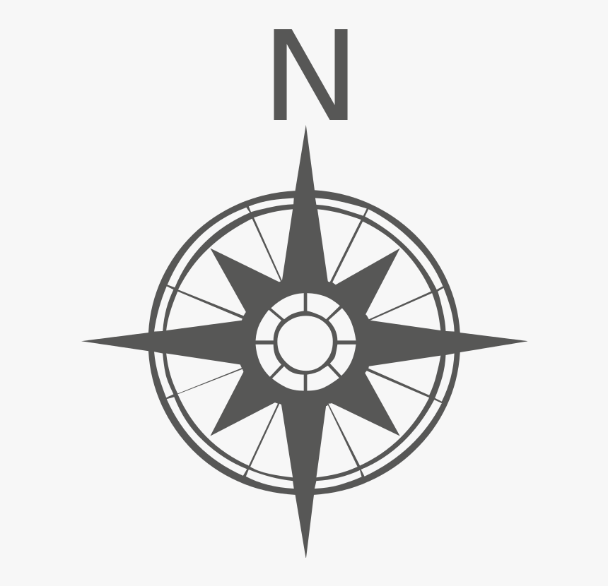 File Gray Compass Rose Svg Wikimedia Commons - Compass Svg, HD Png Download, Free Download