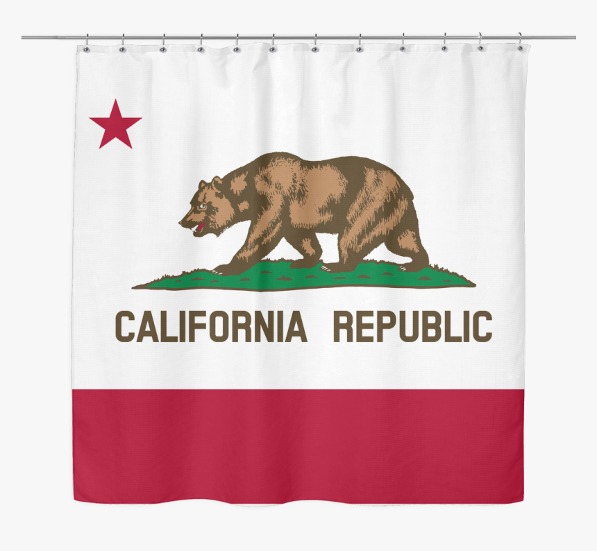 California State Flag Shower Curtain"
 Class= - California Flag High Resolution, HD Png Download, Free Download