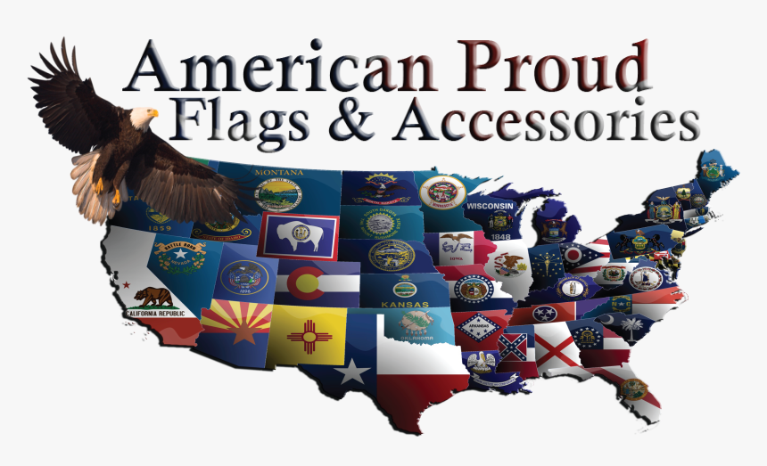 State Of America Flag, HD Png Download, Free Download