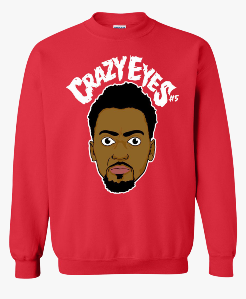 Bobby Portis Crazy Eyes Sweatshirt Sweater White Style - Sweatshirt, HD Png Download, Free Download