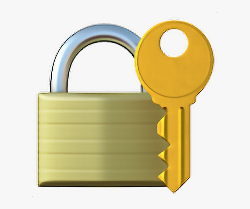 ❁ Lock With Key Emoji 🔐 - Lock And Key Hd, HD Png Download, Free Download