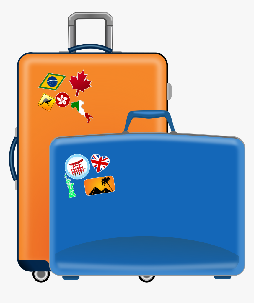 Suitcases Icons Png - Suitcase Clipart Png, Transparent Png, Free Download