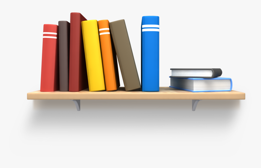 P 1600x1000, A Shelf Of Books - Books On A Bookshelf, HD Png Download, Free Download