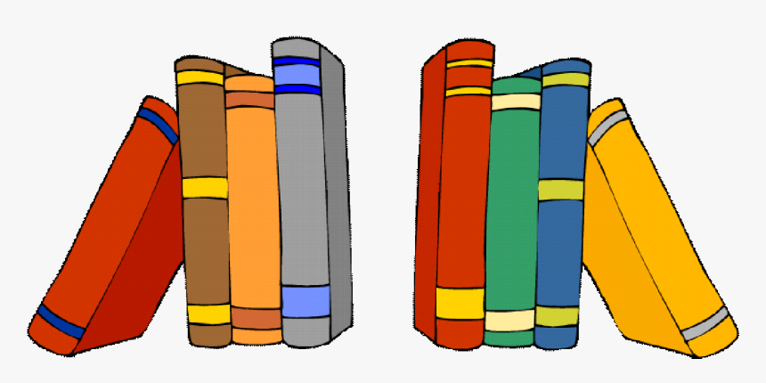 Book Shelf Clipart Free Download Best Book Shelf Clipart - Cartoon Books On  Shelf, HD Png Download - kindpng