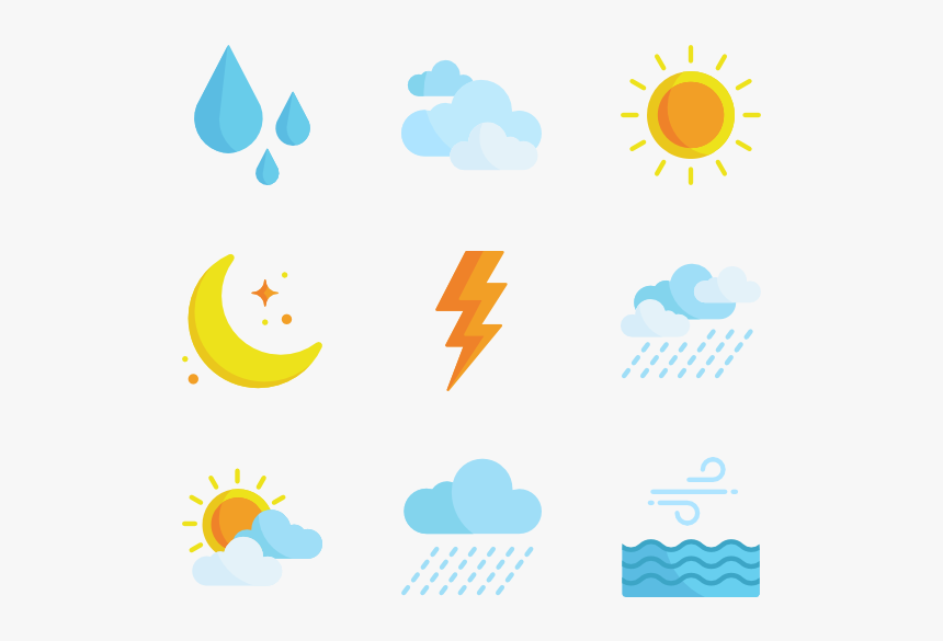 Transparent Weather Icons, HD Png Download, Free Download