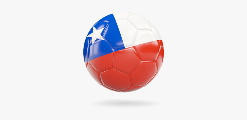 Glossy Soccer Ball - Chilean Ball Flag Png, Transparent Png, Free Download