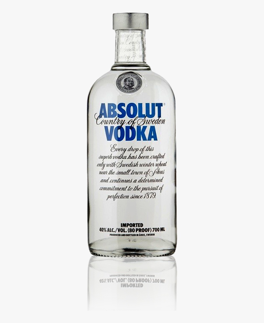 Alcohol Transparent Vodka - Absolut Vodka, HD Png Download, Free Download