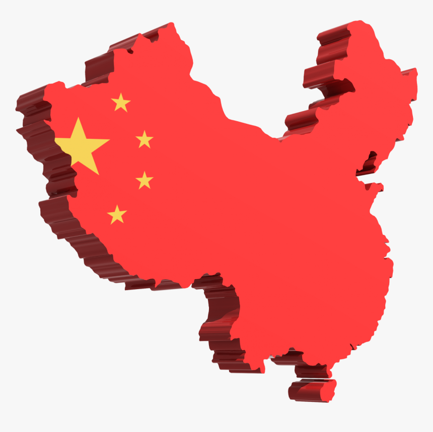 Map Of China/flag Of China Png Image - Map Of China Png, Transparent Png, Free Download