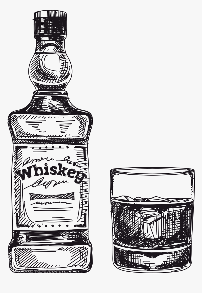 Tennessee Whiskey Bottle Clipart, HD Png Download - kindpng.