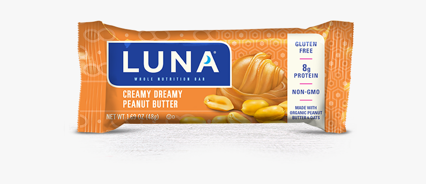 Creamy Dreamy Peanut Butter Packaging - Luna Bar Peanut Butter, HD Png Download, Free Download