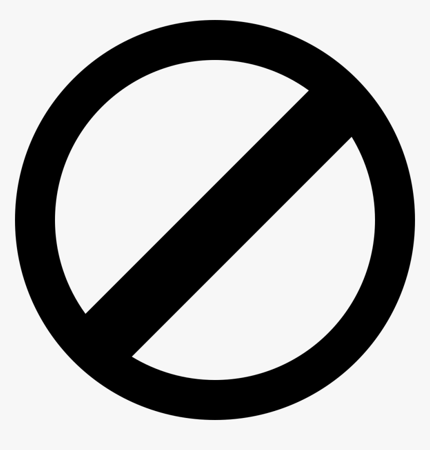 Ban - Simbolo De Bloqueio Png, Transparent Png, Free Download