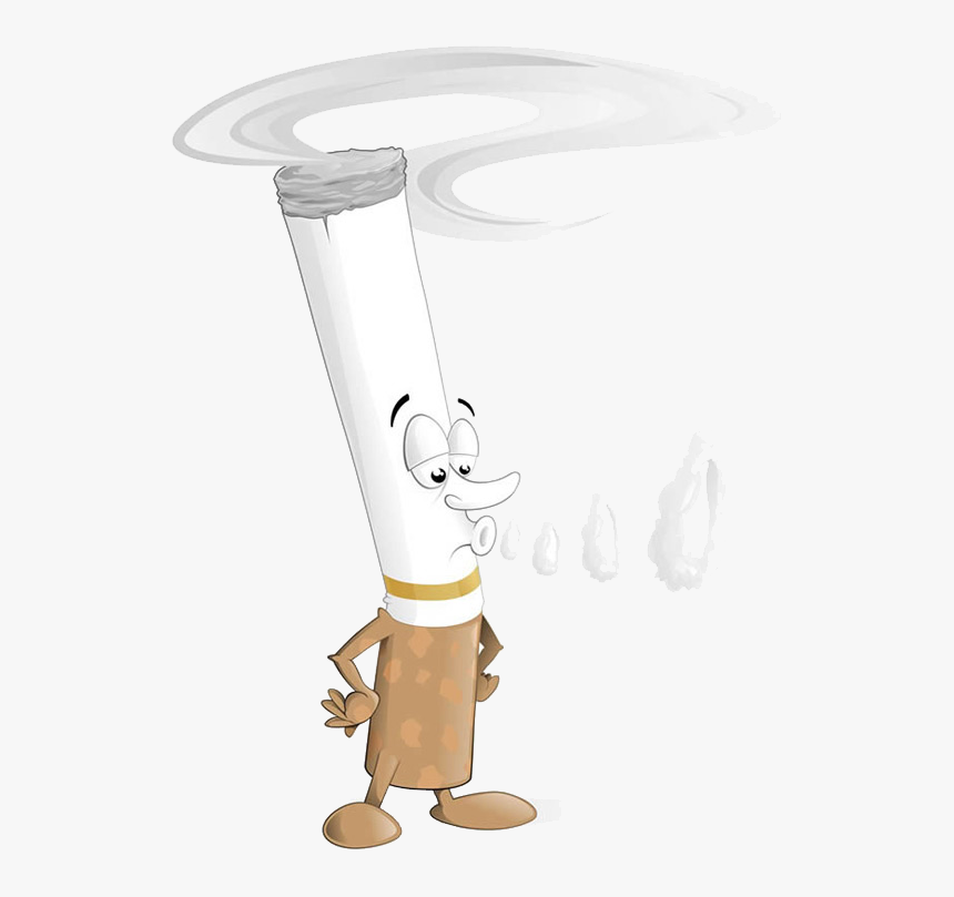 Cartoon Royalty Free Clip - Cigarette, HD Png Download, Free Download