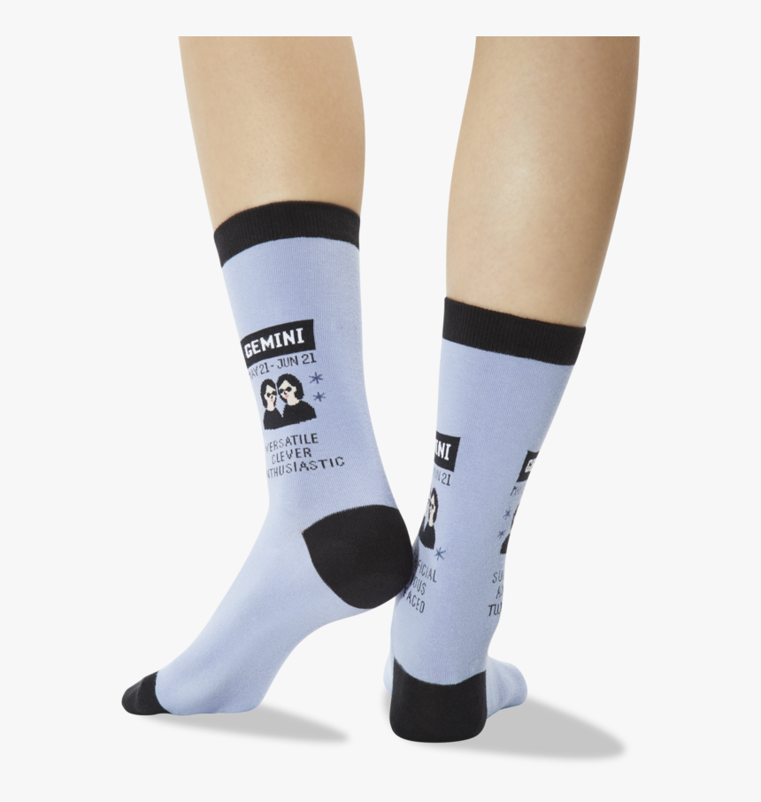 Women"s Gemini Zodiac Socks In Periwinkle"
 Class="slick - Sock, HD Png Download, Free Download