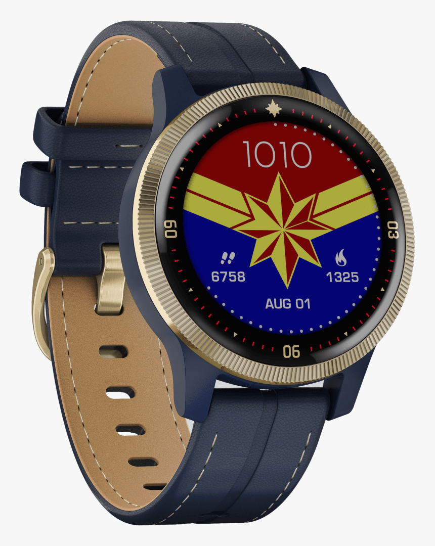 Garmin Captain Marvel Watch, HD Png Download, Free Download
