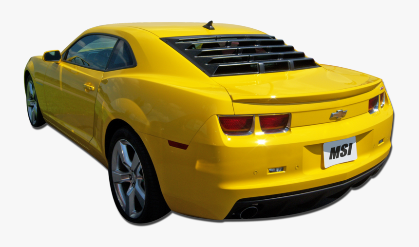 Yellow Camaro Png Pic - Yellow Camaro With Louvers, Transparent Png, Free Download