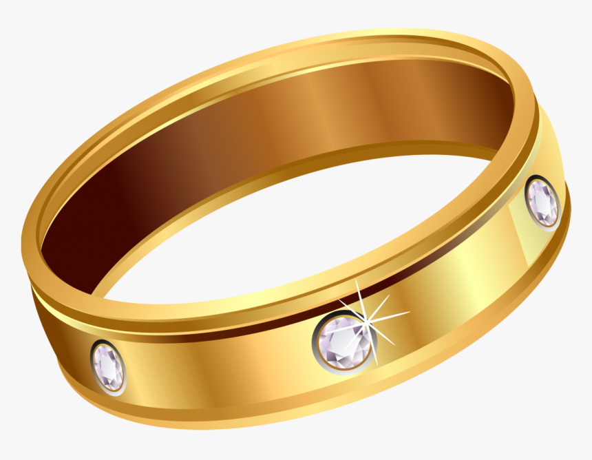 Gold Ring With Diamond Png Image - Gold Jewelry Transparent Background, Png Download, Free Download