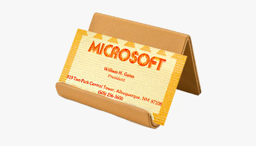 Bill Gates Business Card, HD Png Download, Free Download