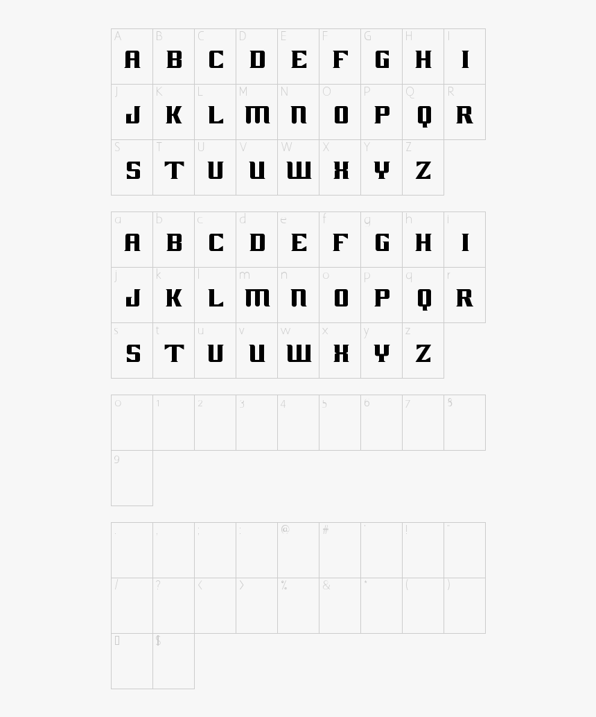 Character Map - Font, HD Png Download, Free Download