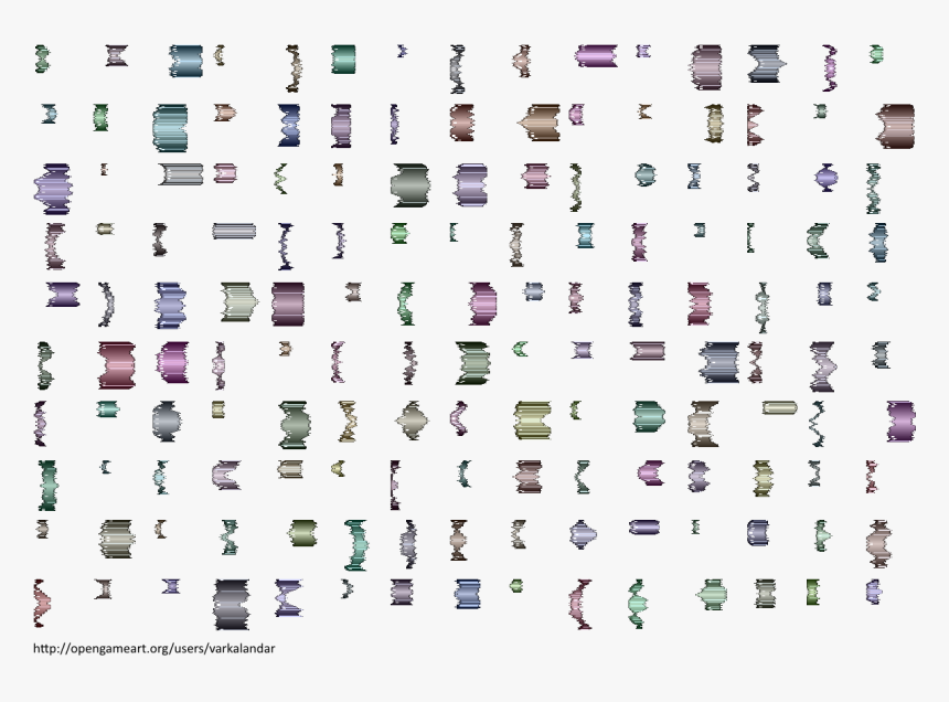 Hjm-winged Sheet Alpha 1280px - Unity Sprite Sheet Space Invaders, HD Png Download, Free Download