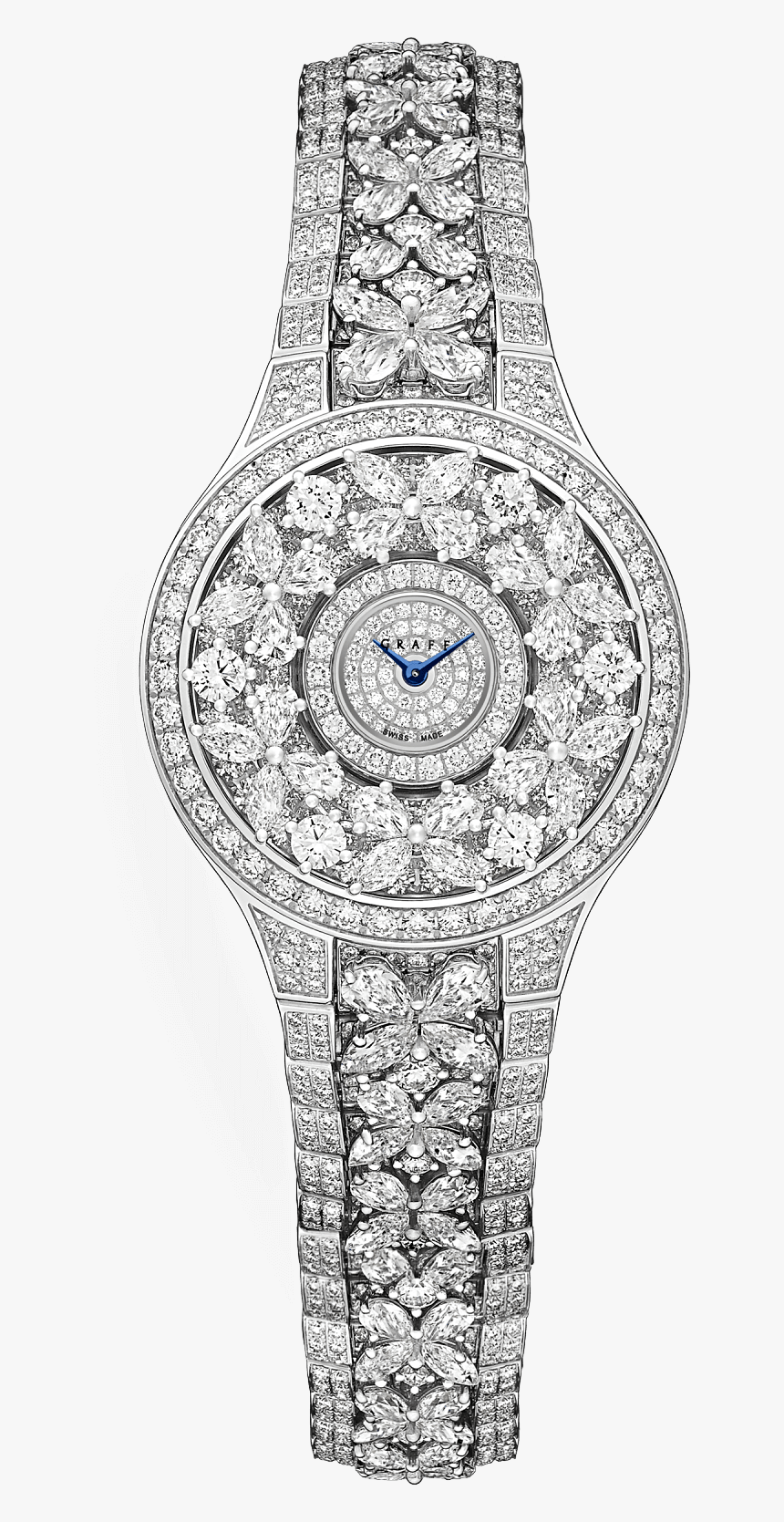 Diamond Watch Png - Graff Butterfly Watch Diamond, Transparent Png, Free Download