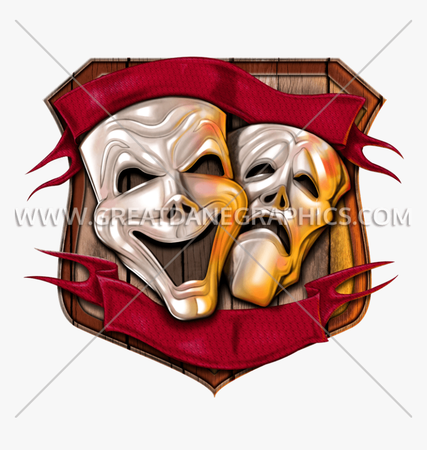 Theater Drama Masks - Mask, HD Png Download, Free Download