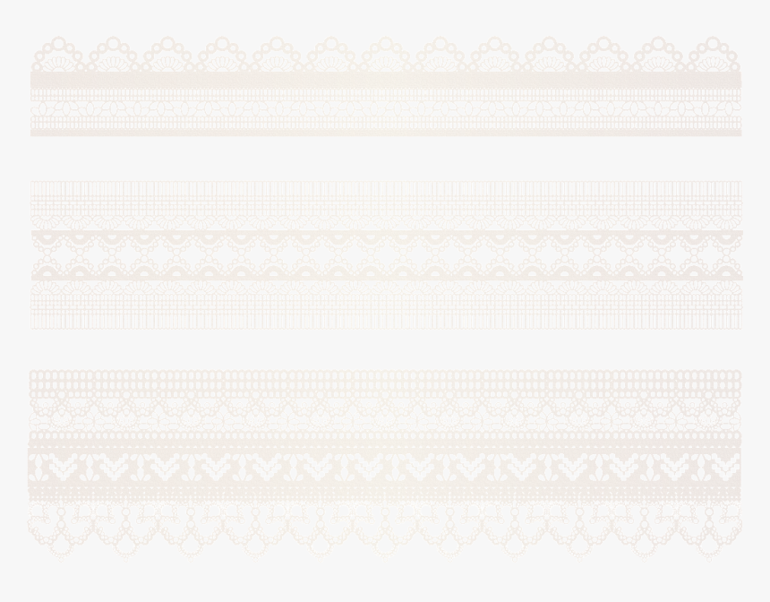 White Lace Border Vector - Parallel, HD Png Download, Free Download