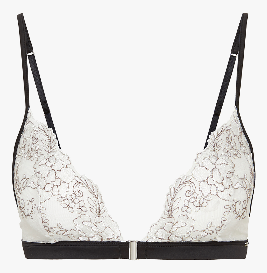 Bralette With Lace White - Brassiere, HD Png Download, Free Download