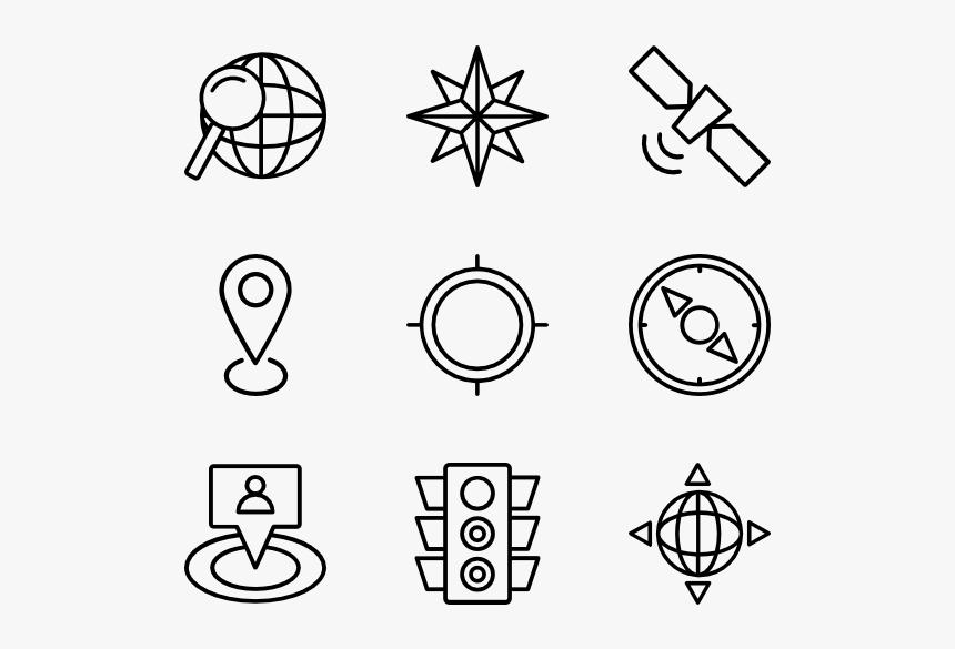 Map Navigation Arrow Icon Packs - Family Line Icon Png, Transparent Png, Free Download