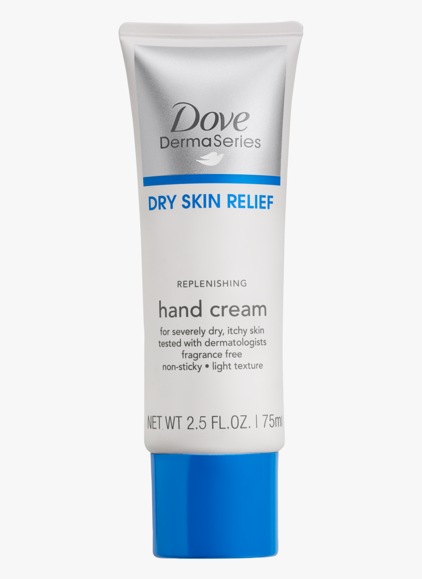 Dove Dermaseries Replenishing Hand Cream 75ml - Dove Dermaseries Dry Skin Relief, HD Png Download, Free Download