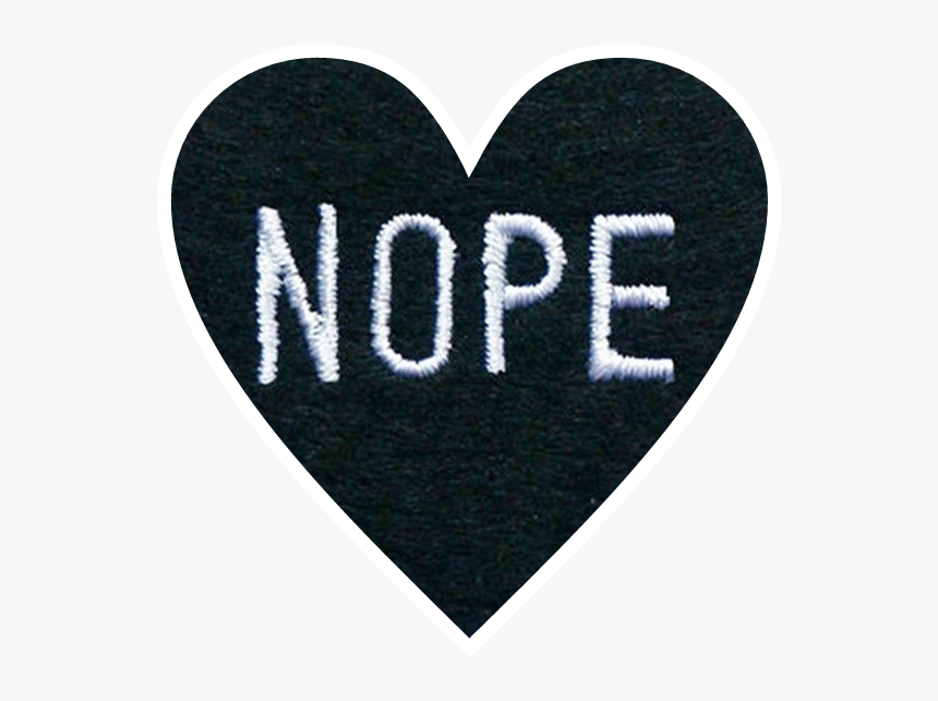 #nope #heart - Heart, HD Png Download, Free Download