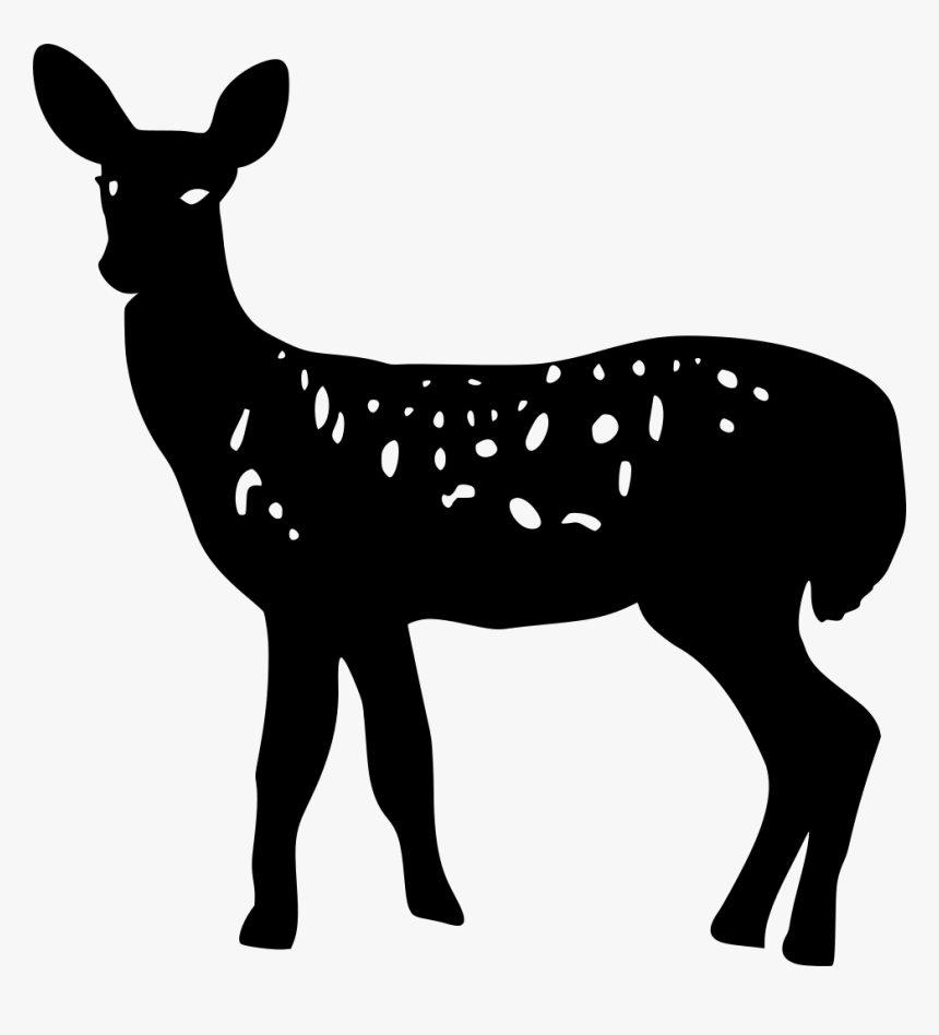 Deer Clipart Silhouette Png, Transparent Png, Free Download