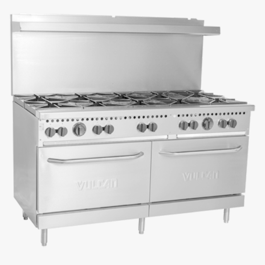 Vulcan Sx60-10b Gas Range, 2 Standard Ovens, 10 Open - Vulcan Gas Range, HD Png Download, Free Download