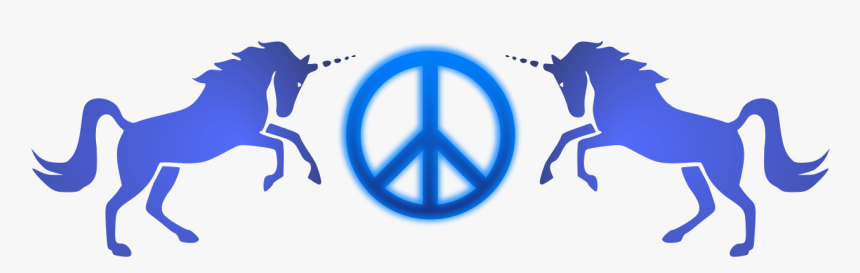 Blue Unicorn Png, Transparent Png, Free Download