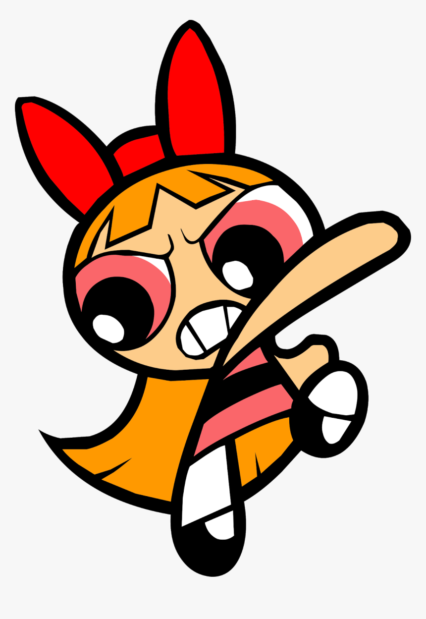 Powerpuff Girls Blossom Cartoon - Blossom Powerpuff Girls Sticker, HD Png Download, Free Download