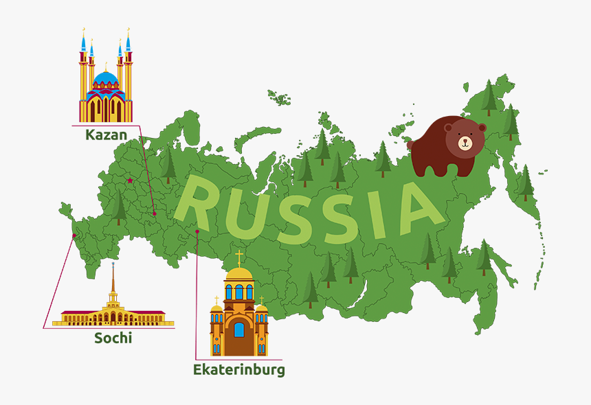 Russia Map, HD Png Download, Free Download