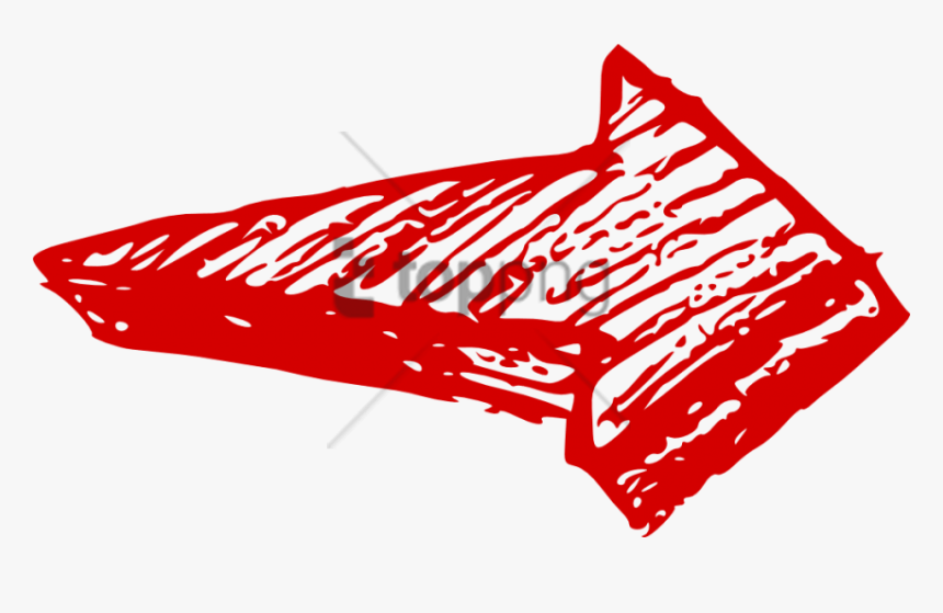 Free Png Hand Drawn Arrow Transparent Background Png - Red Arrow With Transparent Background, Png Download, Free Download
