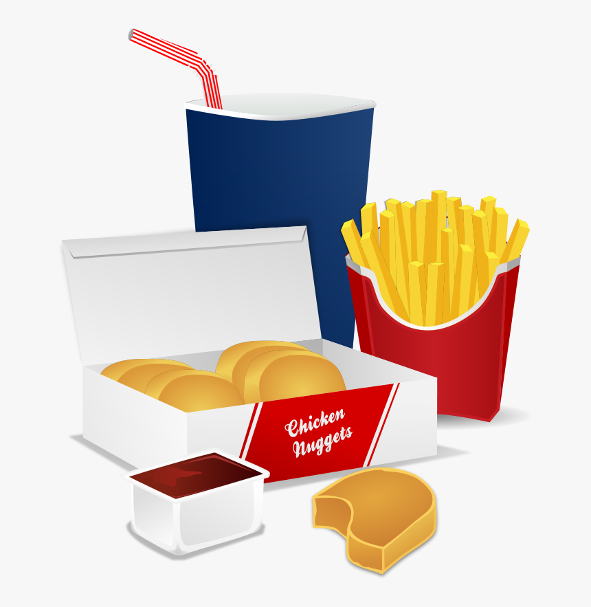 French Fries Clipart Junk Food - Junk Foods Clipart Png, Transparent Png, Free Download