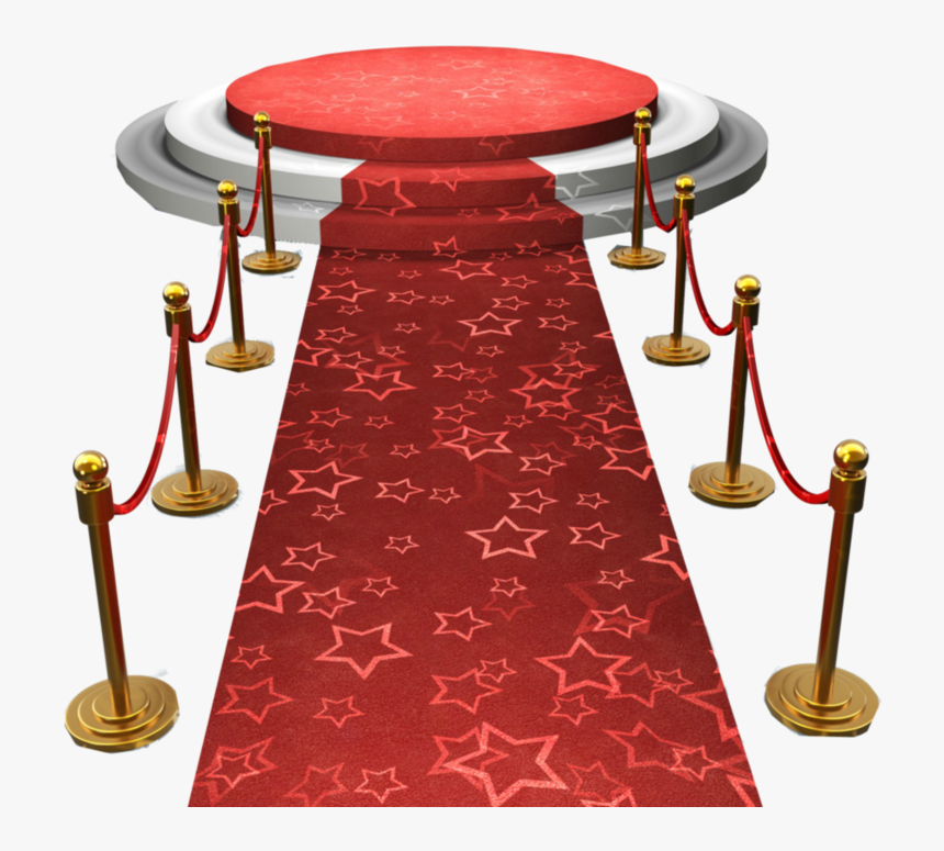 Red Background Carpet Transparent - Red Carpet With Trophy Background, HD Png Download, Free Download