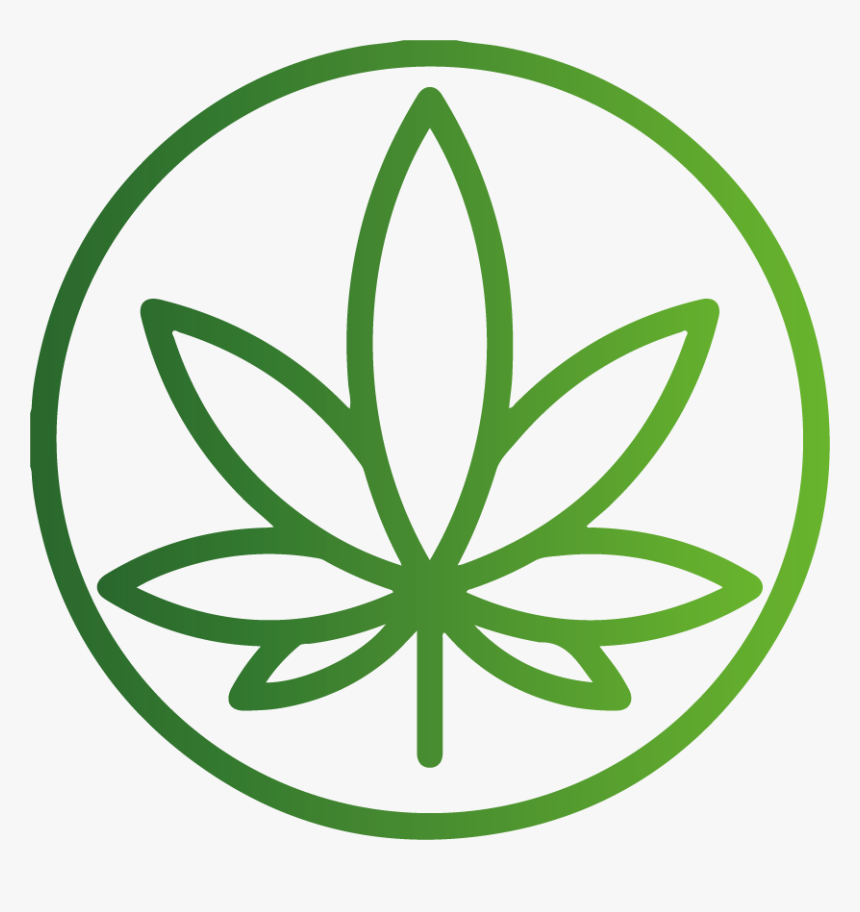 Leaf Icon - Cannabis Icon Png, Transparent Png, Free Download