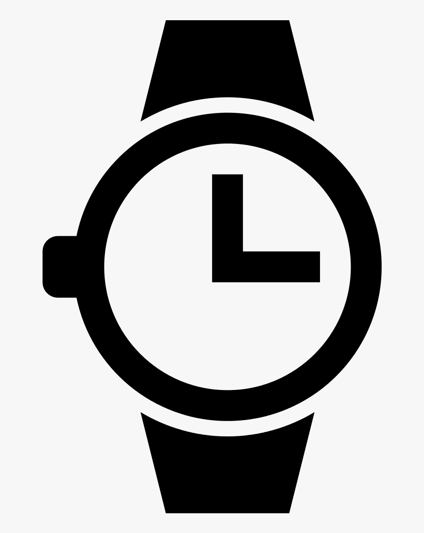 Simpleicons Business Wristwatch Of Circular Shape Clock - Watch Vector Png, Transparent Png, Free Download
