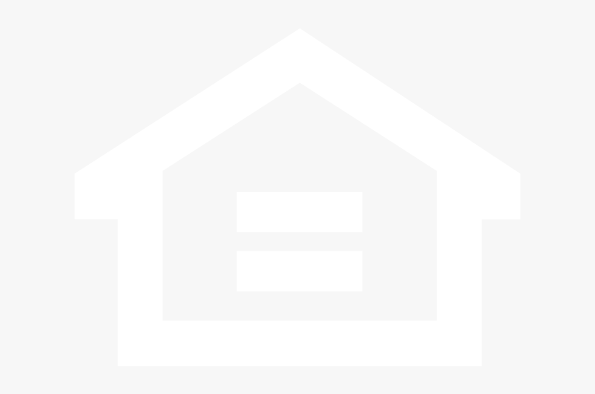 Equal Housing Lender Logo White, HD Png Download, Free Download