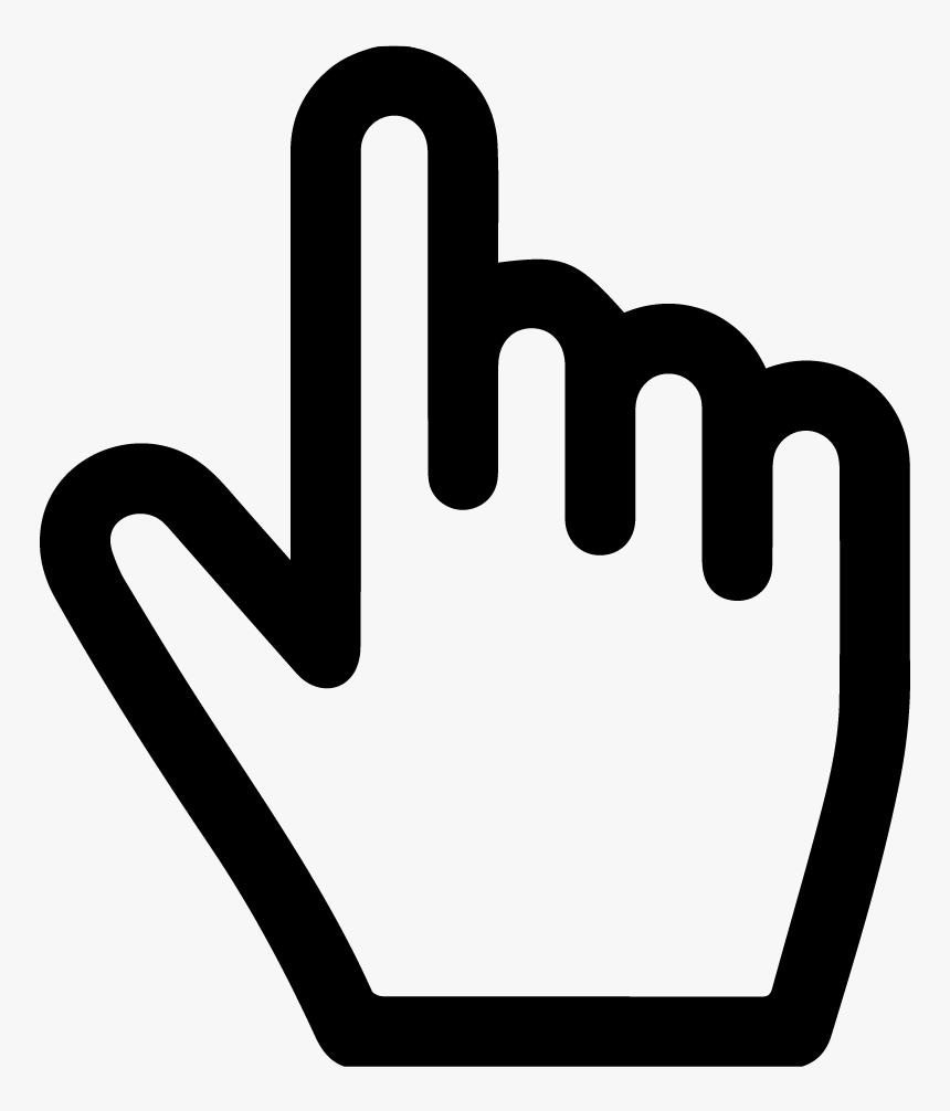 Web Cursor Icon , Png Download - Hand Cursor Icon Png, Transparent Png, Free Download