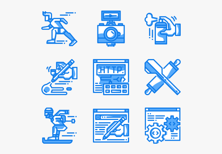 Hobbies Symbol Blue Png, Transparent Png, Free Download