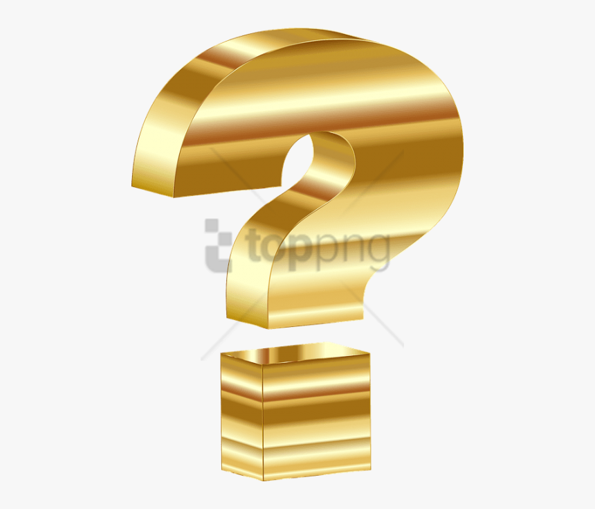 Free Png 3d Question Mark Png Png Image With Transparent - Gold Question Mark Png, Png Download, Free Download