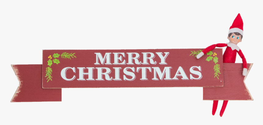 Elf On Christmas Sign - Christmas Elf, HD Png Download, Free Download