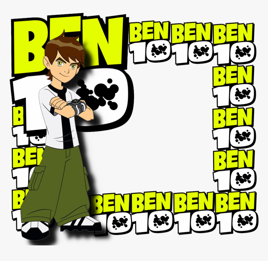 Ben10 Frames Molduras - Ben 10 Frame Png, Transparent Png, Free Download